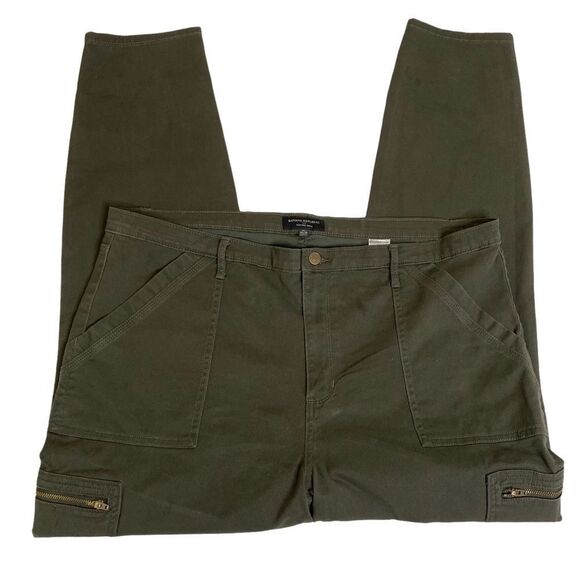 Banana Republic High Rise Skinny Cargo Jeans Sz 35/20 Tall - Picture 5 of 9